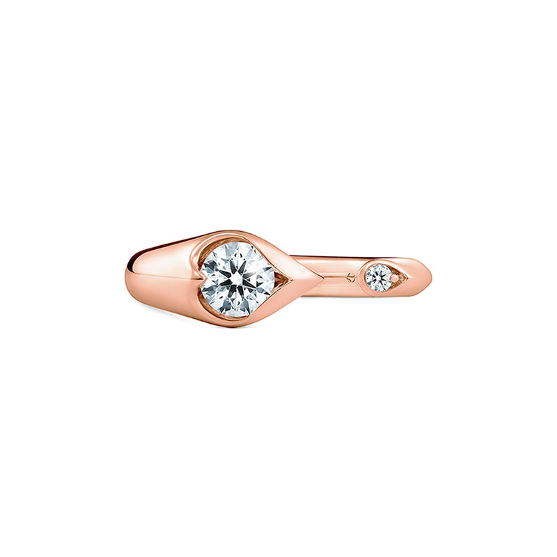 Hearts On Fire LU Open Droplet Ring UU2893 : 0.50 : 8.25 : 18KR : IJ/VS