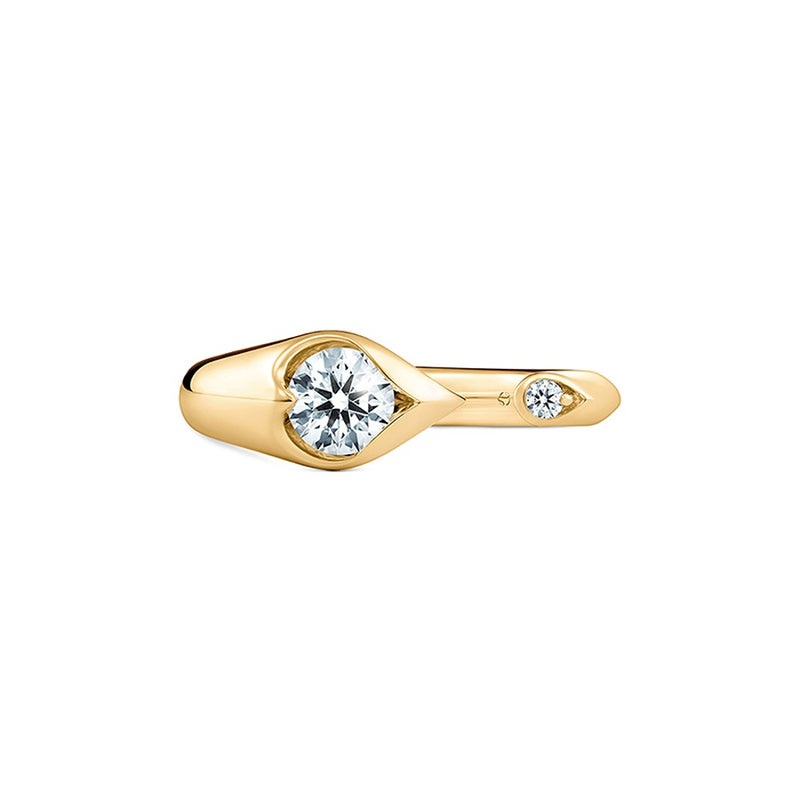 Hearts On Fire LU Open Droplet Ring UU2893 : 0.50 : 3.75 : 18KY : IJ/VS