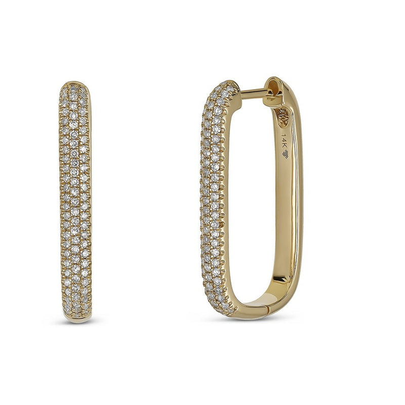 .40CTW PAPER CLIP HOOP