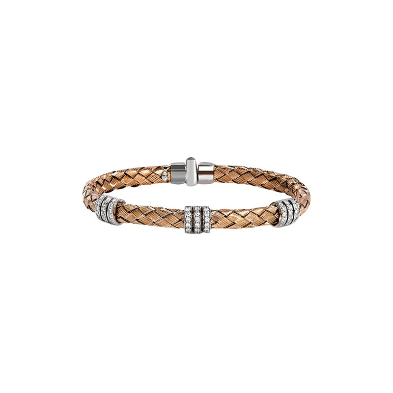 Simon G Woven Bracelet LB2090-R
