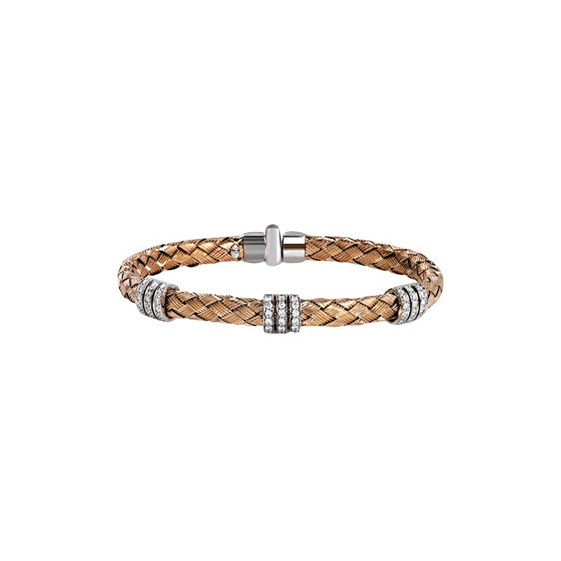 Simon G Woven Bracelet LB2090-R