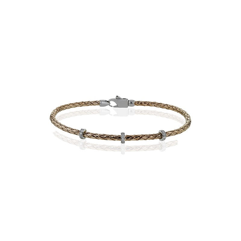 Simon G Woven Bangle LB2214-R