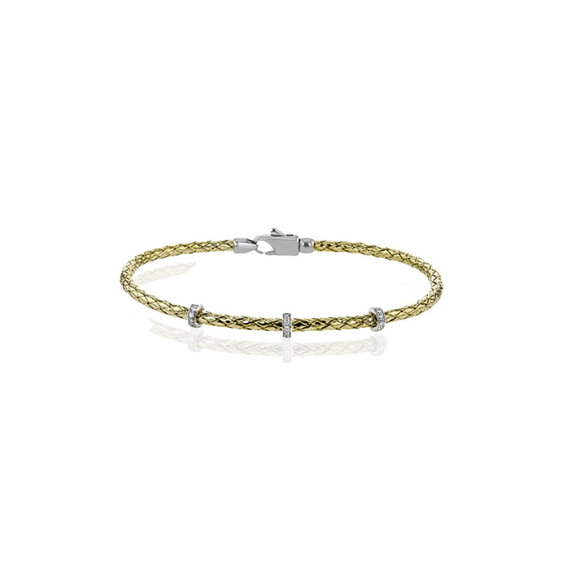 Simon G Woven Bangle LB2214-Y