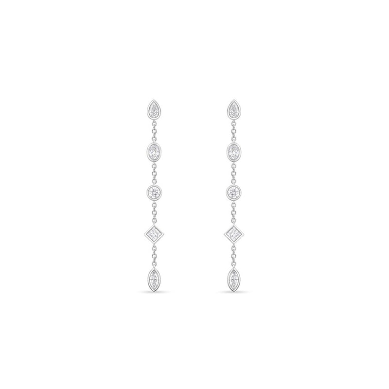Memoire Cascade Mixed Fancy Shape Drop Earrings FEZY15945008Y72000