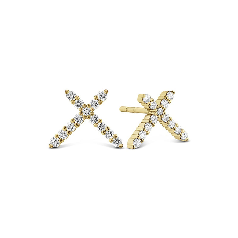 Memoire Luna Intercross Diamond Earrings FECS13500008Y72000
