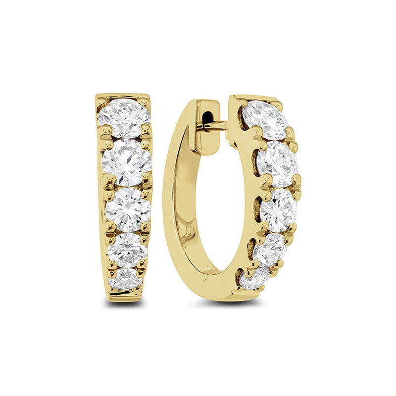 Memoire Essentials Graduated Huggies Earrings CHHO14116178Y72000
