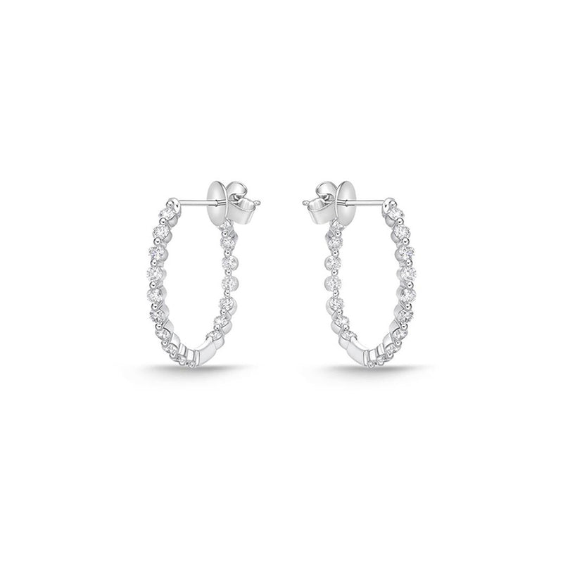 Memoire Aura Diamond Hoops Earrings CHHO45524248R72000