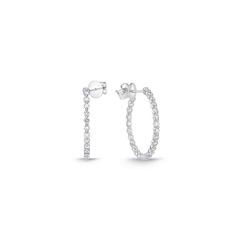 Memoire Aura Diamond Hoops Earrings CHHO45424248Y72000