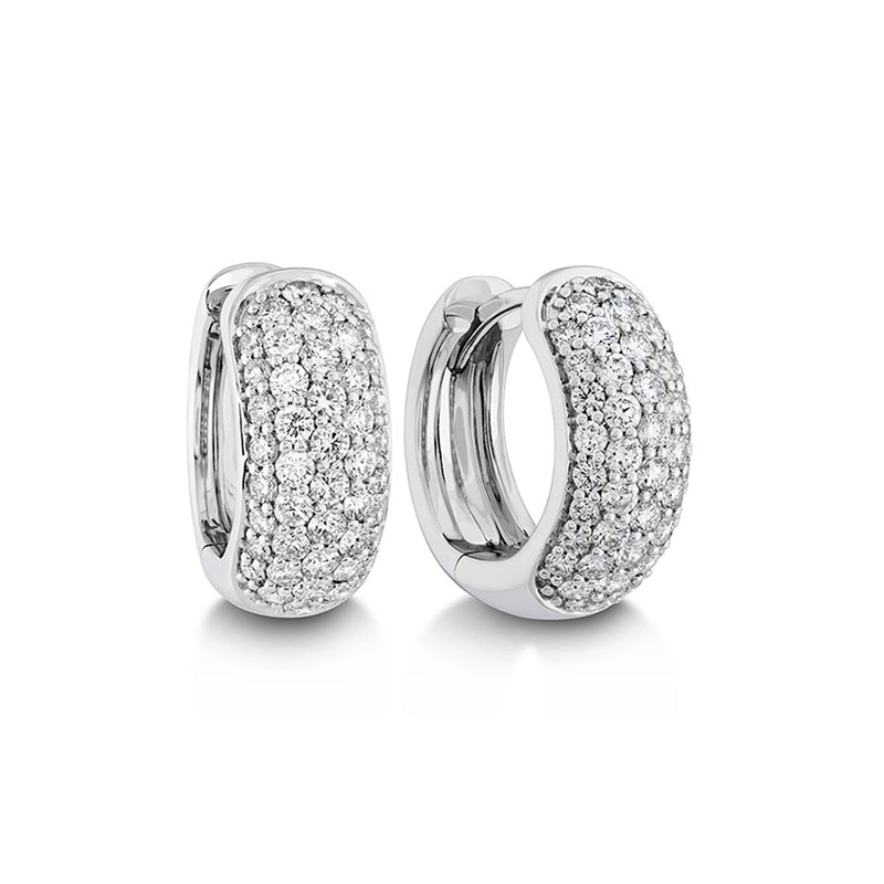 Memoire Pave Huggies Earrings CHHO37813138W72000