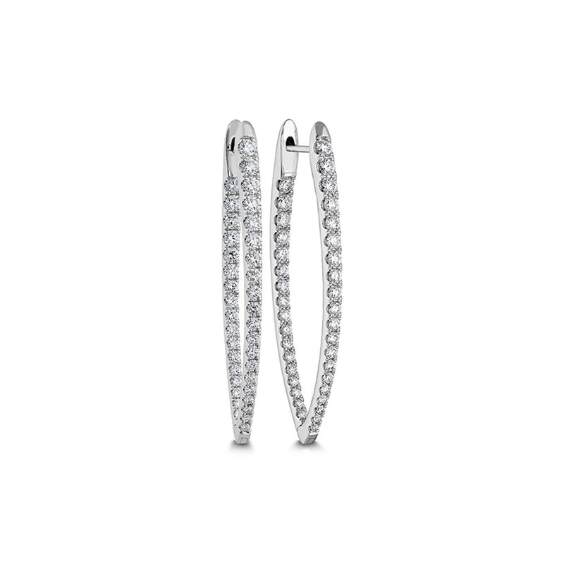 Memoire Imperial Diamond Hoops Earrings CHHO25040138W72000