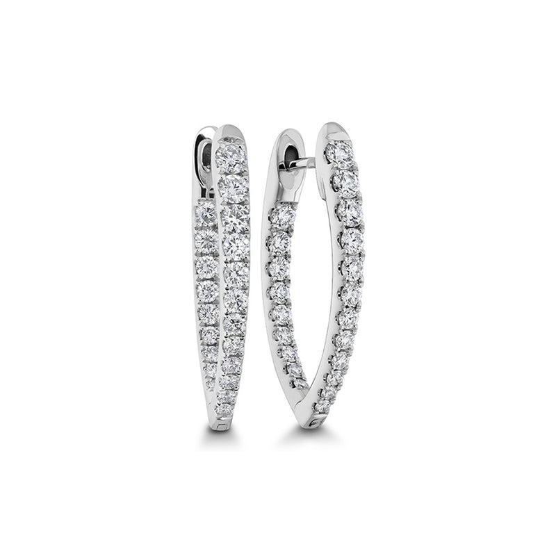 Memoire Imperial Diamond Hoops Earrings CHHO24922148W72000