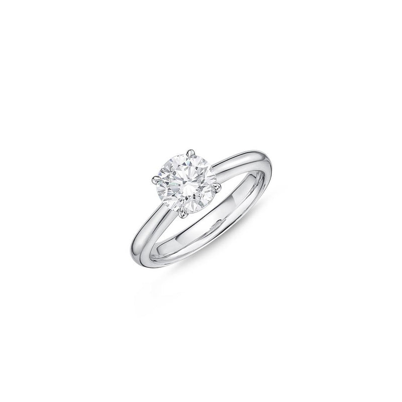 Memoire 4-Prong Solitaire Semi-Mount Engagement Ring ZRSTQ047000PT00000