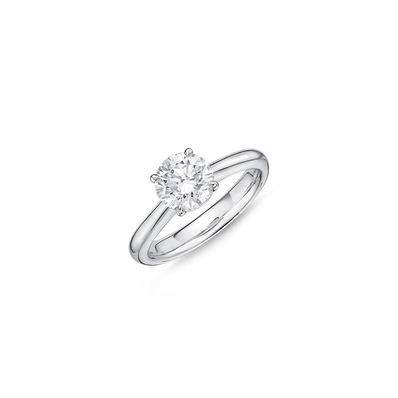 Memoire 4-Prong Solitaire Semi-Mount Engagement Ring ZRSTN047000PT00000