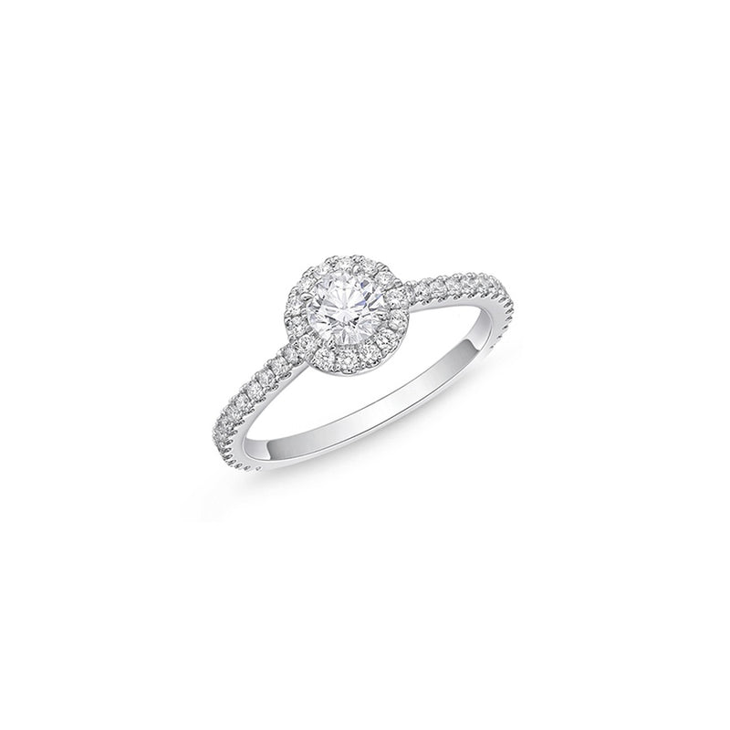 Memoire Halo Classics Engagement Ring CRHAF016500PTBA00G