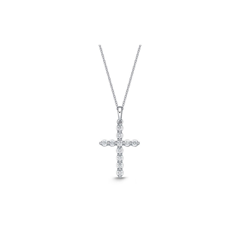 Memoire Single Prong Cross Pendant CCCS11718008W72000