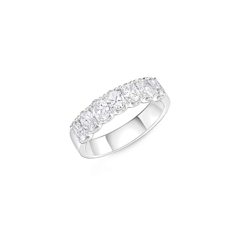 Memoire Geo Arts 7 Stone Oval Band ERGA11670008W72000
