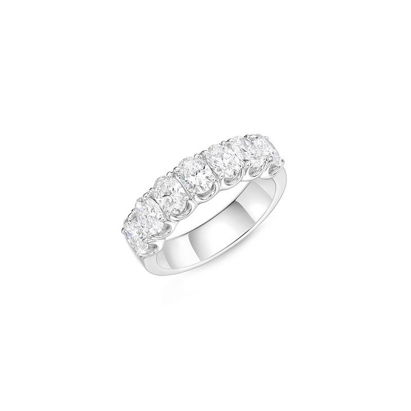 Memoire Geo Arts 7 Stone Oval Band ERGA11770008W72000