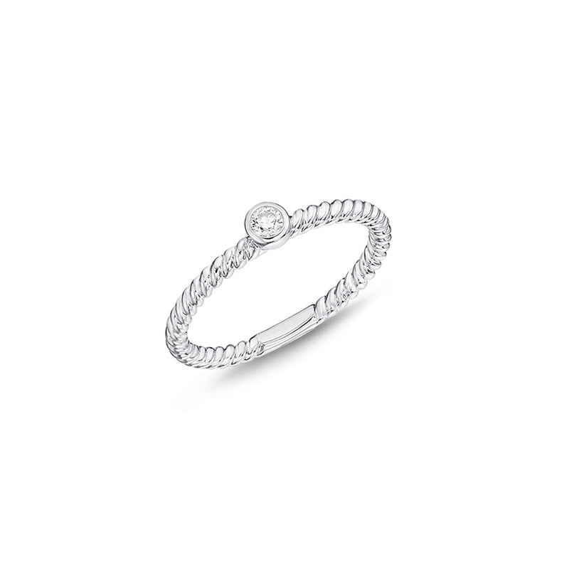 Memoire Single Diamond Petite Twist Band FRSUR0370008R72000