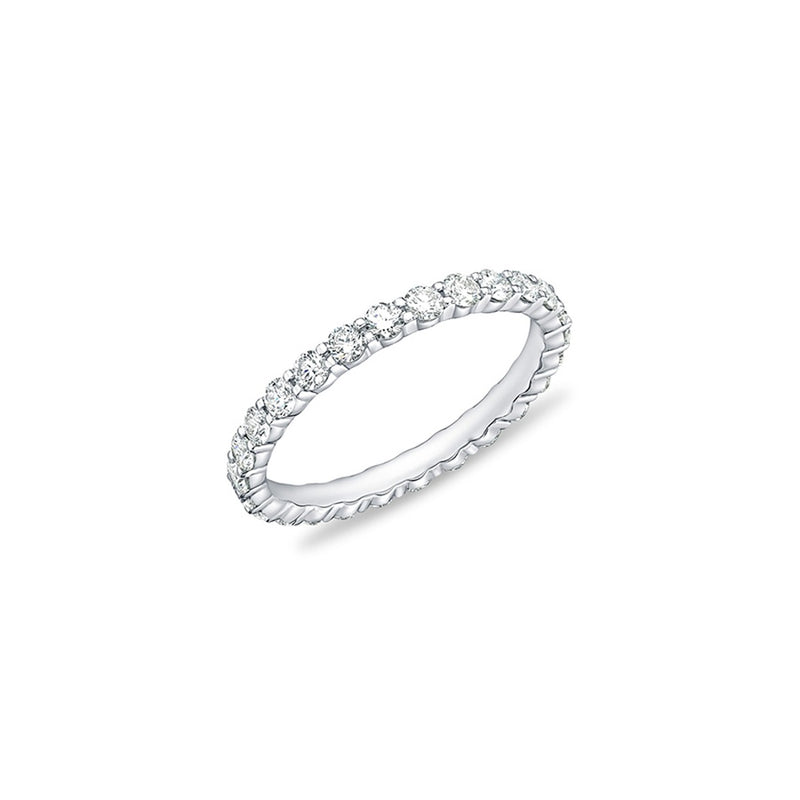 Memoire Petite Prong Diamond Eternity Band ERPT13270008W71000