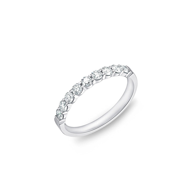 Memoire Petite Prong 9 Stone Diamond Band ERPT1207000PT72000
