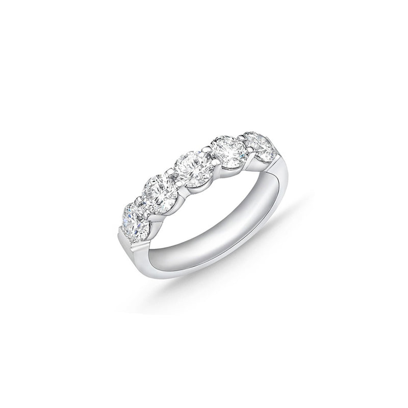 Memoire Petite Prong 7 Stone Diamond Band ERPT1137000PT72000