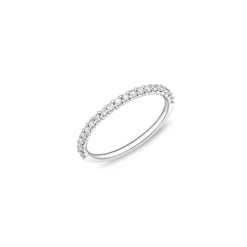 Memoire Petite Prong 21 Stone Diamond Band ERPT12870008W72000