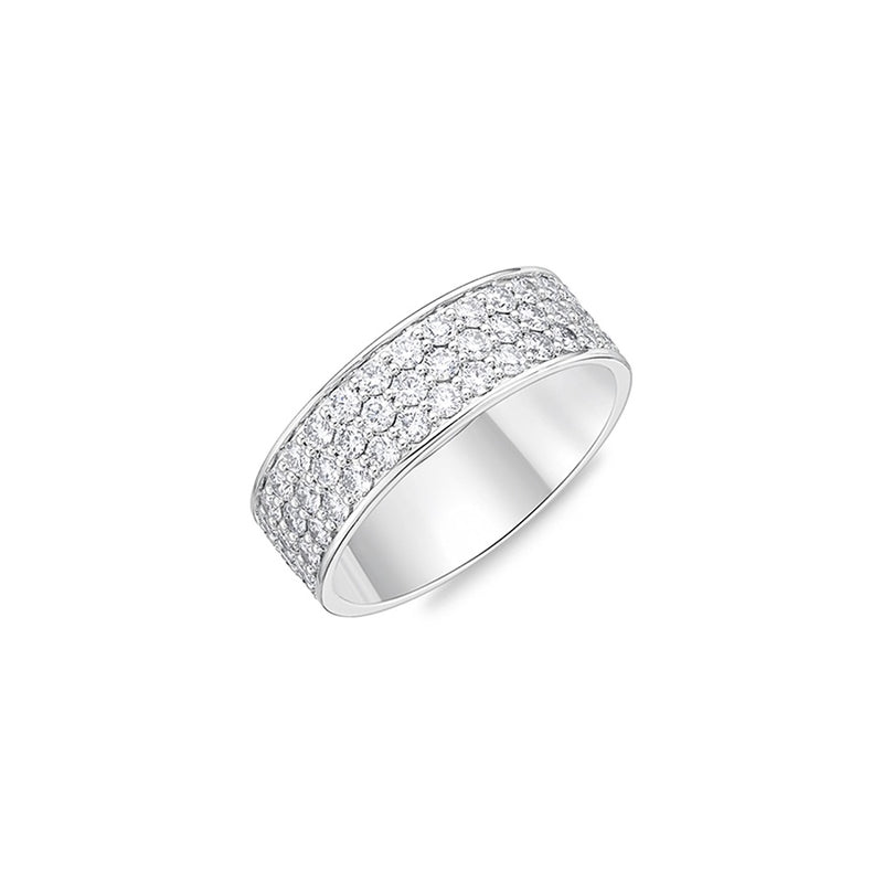 Memoire Pavé Silk Half Round Diamond Band ERPA11770008R72000