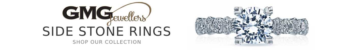 Side Stone Engagement Rings at GMG Jewellers