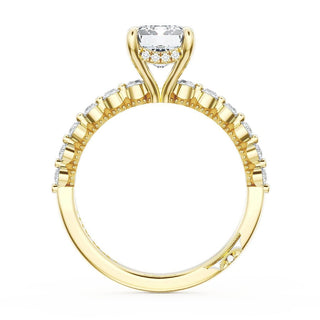 Emerald Solitaire Engagement Ring