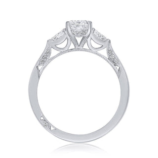 Emerald 3-Stone Engagement Ring