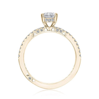 Emerald Solitaire Engagement Ring
