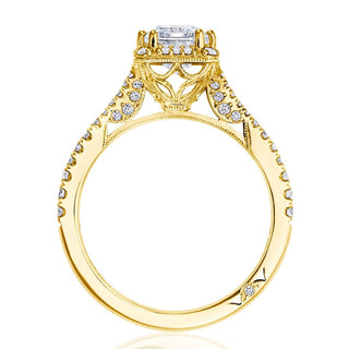 Emerald Bloom Engagement Ring