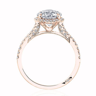Round with Cushion Bloom Engagement Ring