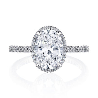 Oval Bloom Engagement Ring