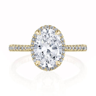 Oval Bloom Engagement Ring