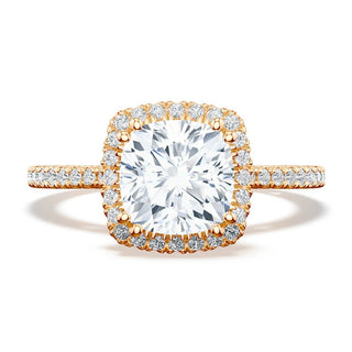 Cushion Bloom Engagement Ring