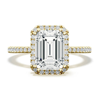 Emerald Bloom Engagement Ring