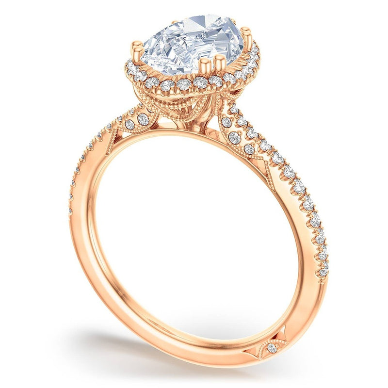 Pear Bloom Engagement Ring