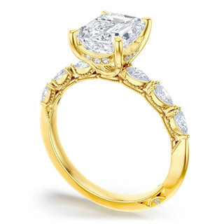 Emerald Solitaire Engagement Ring