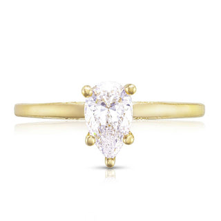 Pear Solitaire Engagement Ring