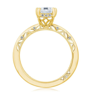 Emerald Solitaire Engagement Ring