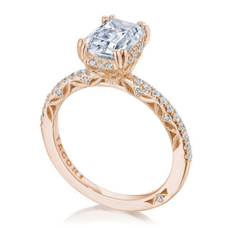 Emerald Solitaire Engagement Ring