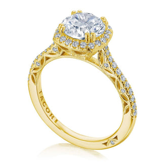 Cushion Bloom Engagement Ring