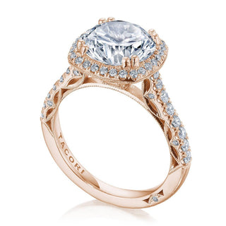 Cushion Bloom Engagement Ring