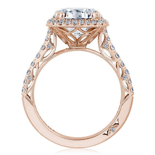 Cushion Bloom Engagement Ring