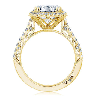 Cushion Bloom Engagement Ring