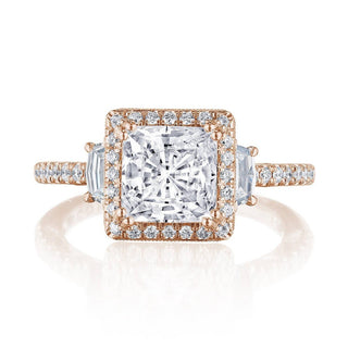 Princess 3-Stone Engagement Ring