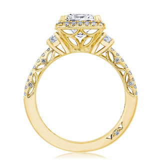 Princess 3-Stone Engagement Ring