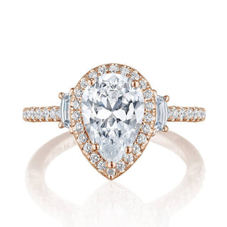 Pear 3-Stone Engagement Ring