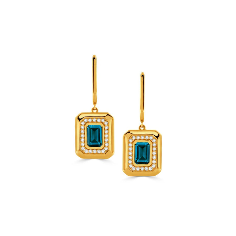 Doves by Doron Paloma London Blue Earrings E12438LBT-Y